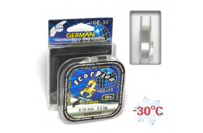 Леска зимняя "ICE SCORPION" 30 м / 0,25 мм