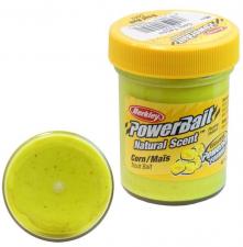 Паста Berkley (Кукуруза) PowerBait Natural Scent Trout Bait 50 гр (Кукуруза/блестки)(ярко-желтая)