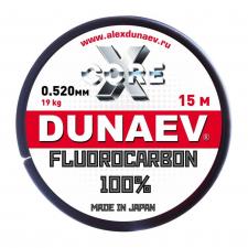 Флюорокарбон Dunaev 15 м., 0,520 мм., 19 кг