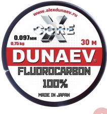 Флюорокарбон Dunaev 30 м., 0,097мм., 0,75 кг